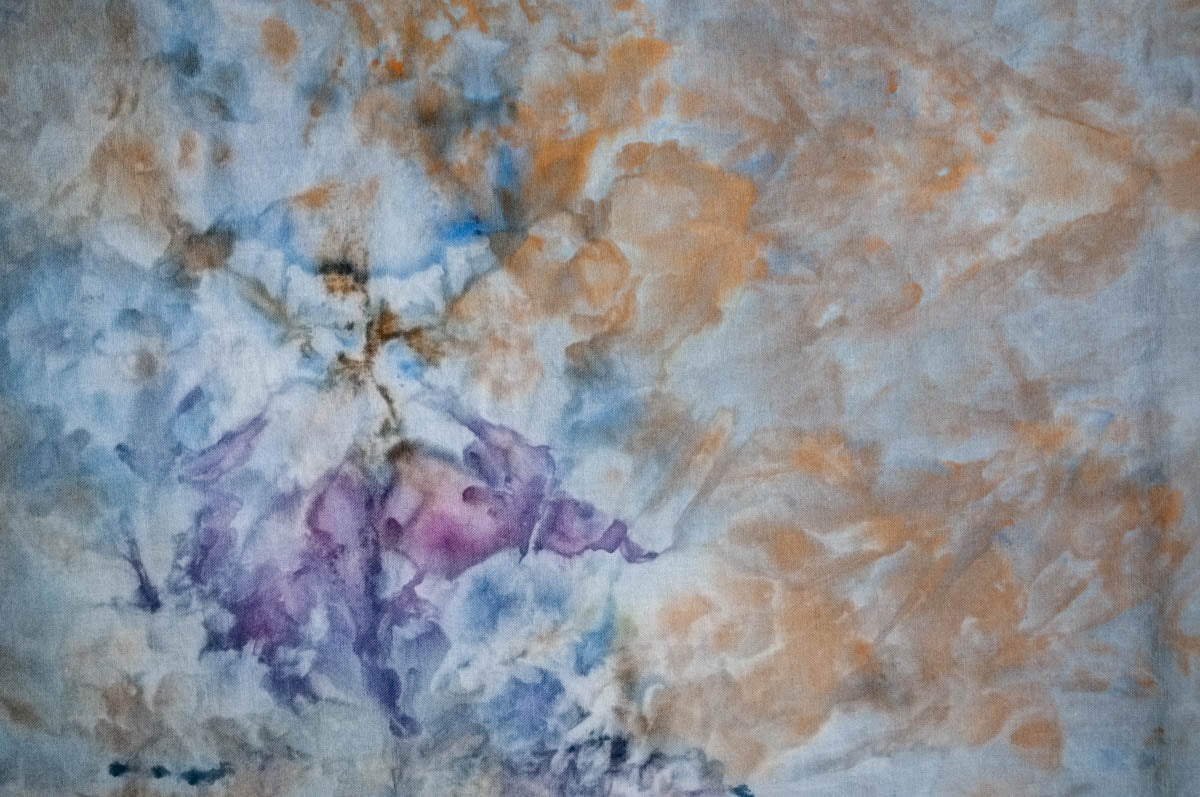 Blue Onyx - Ice Dyed Fabric