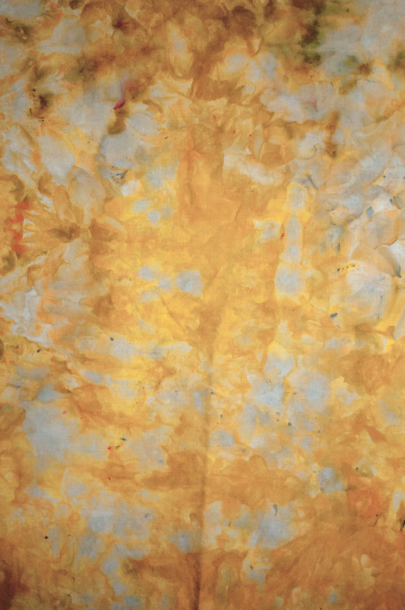 Golden - Ice Dyed Fabric