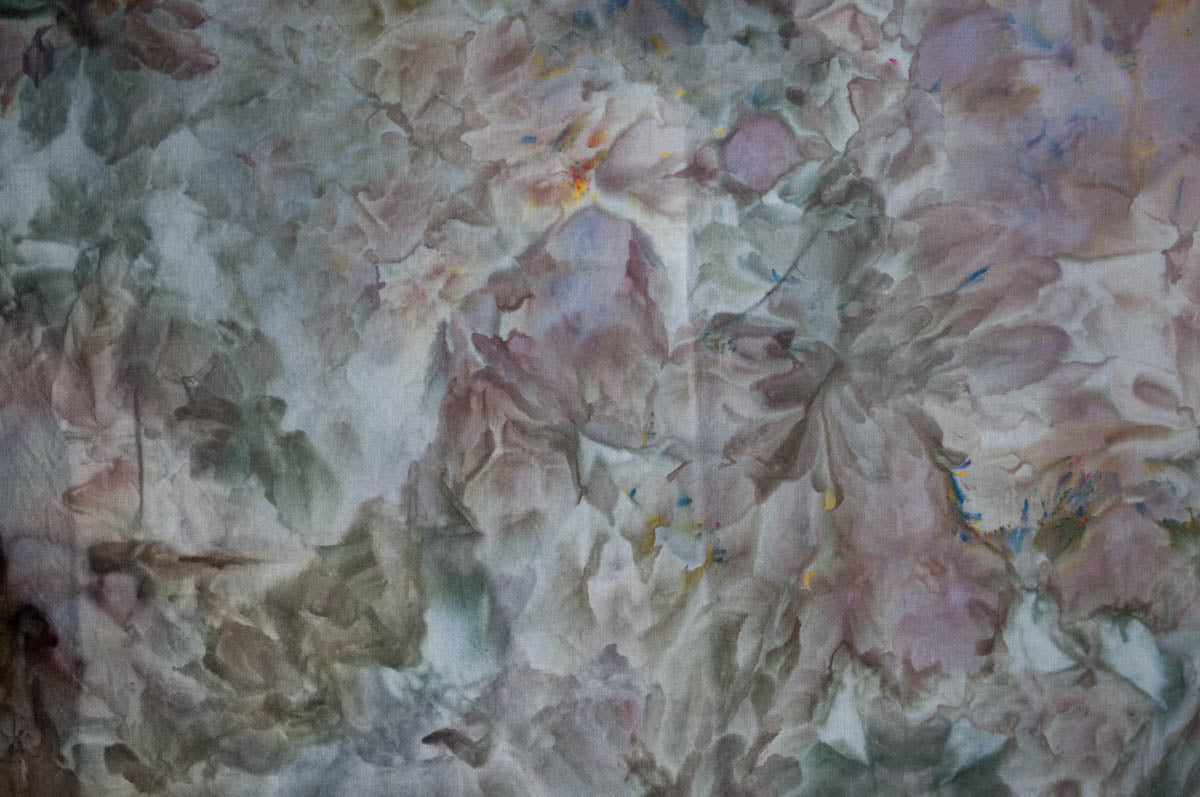 Misty Forest - Ice Dyed Fabric