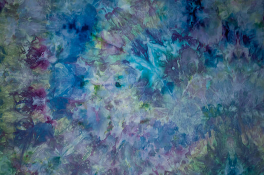 Jade Geo - Ice Dyed Fabric
