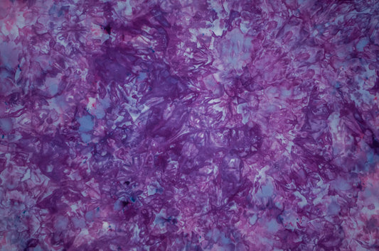 Purple Orchid - Ice Dyed Fabric