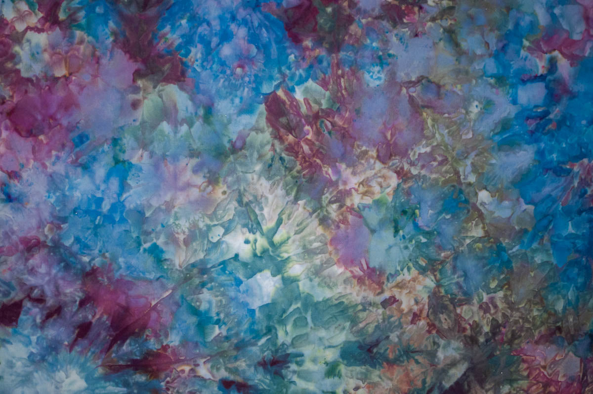 Primary Light - Ice Dyed Fabric