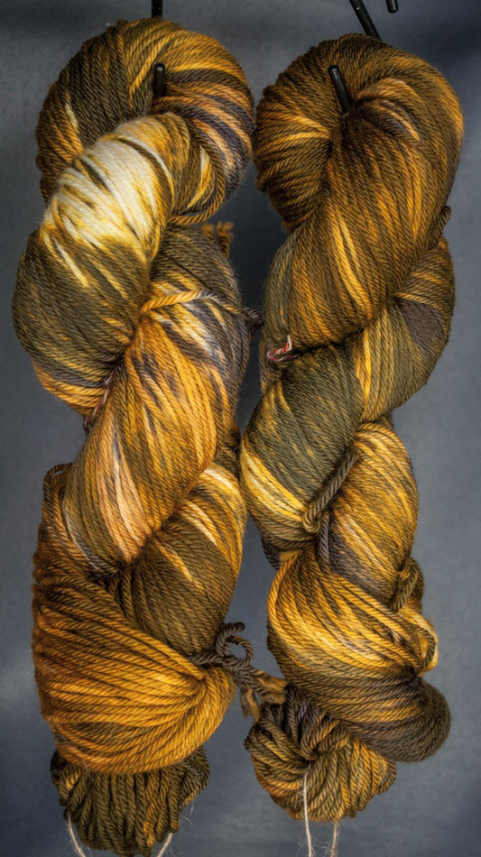 Golden Camo - Worsted Weight