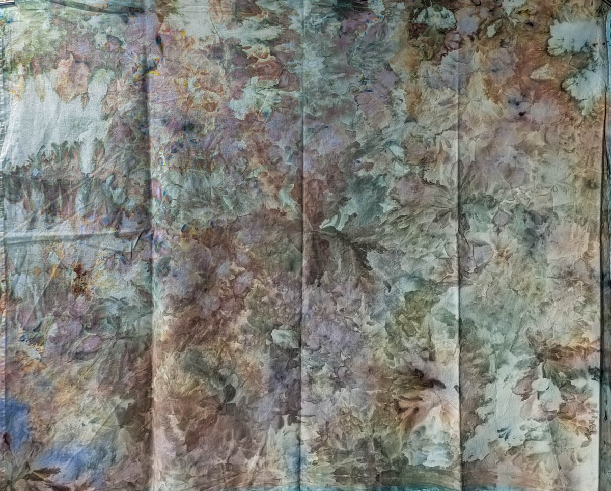 Misty Forest - Ice Dyed Fabric