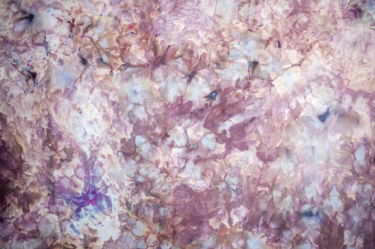 Rose Garden - Ice Dyed Fabric