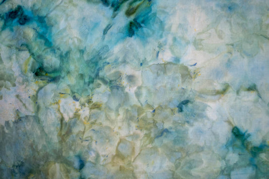 Tropical Ocean - Ice Dyed Fabric