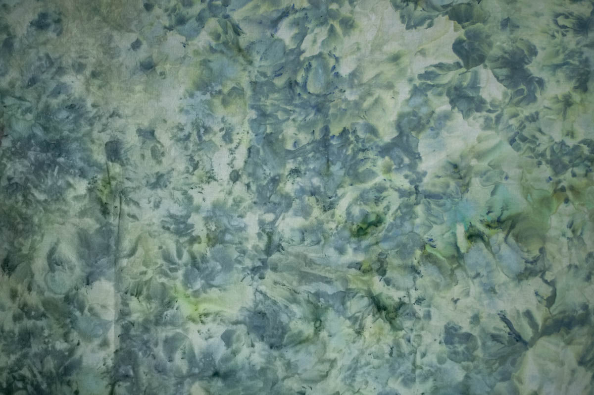 Leaf - Ice Dyed Fabric
