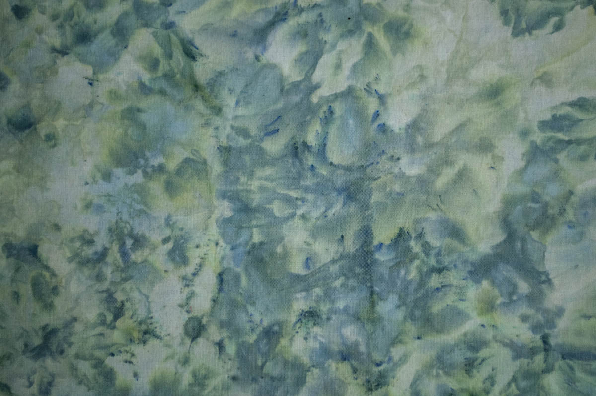 Leaf - Ice Dyed Fabric