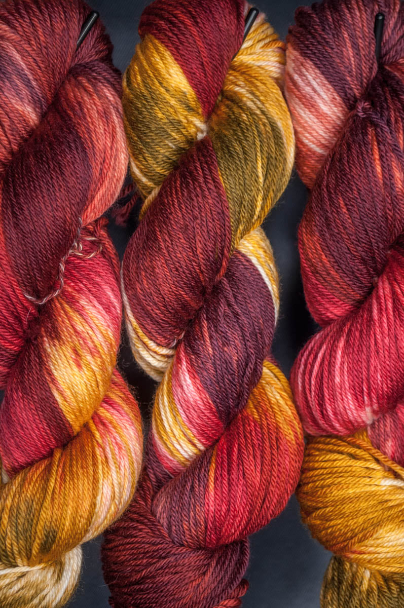 Amber Wine - Worsted Weight