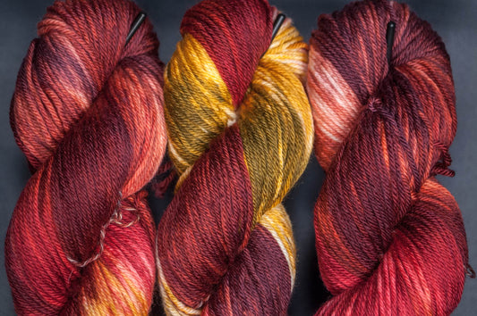 Amber Wine - Worsted Weight