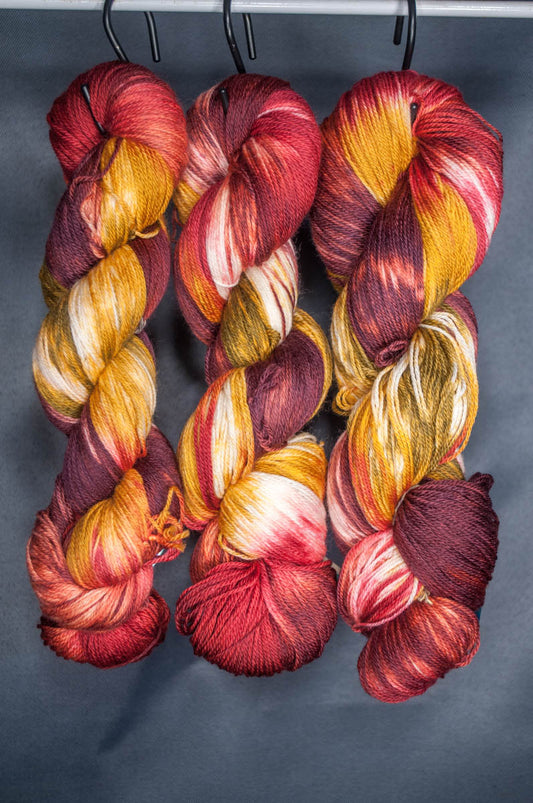 Amber Wine - Fingering Weight