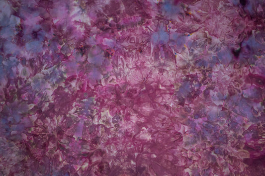Plum Crazy - Ice Dyed Fabric