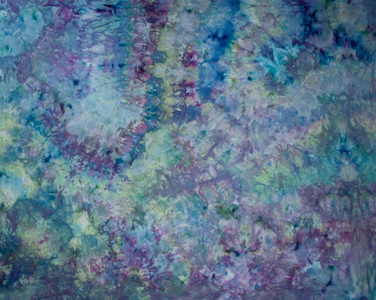 Jade Geo - Ice Dyed Fabric