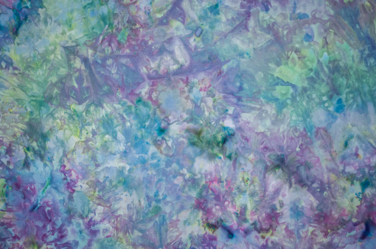 Jade Geo - Ice Dyed Fabric