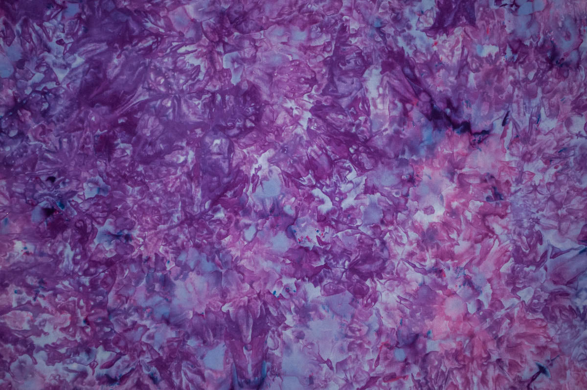 Purple Orchid - Ice Dyed Fabric