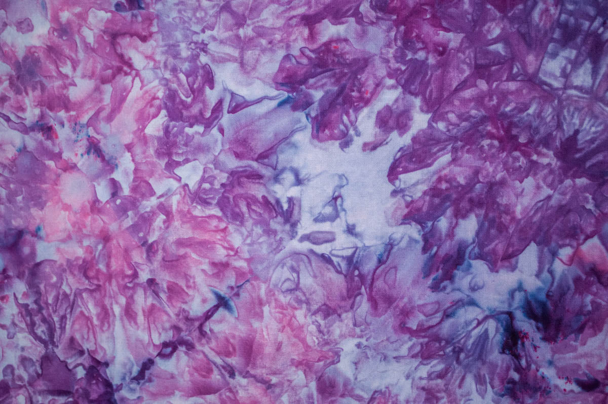 Purple Orchid - Ice Dyed Fabric